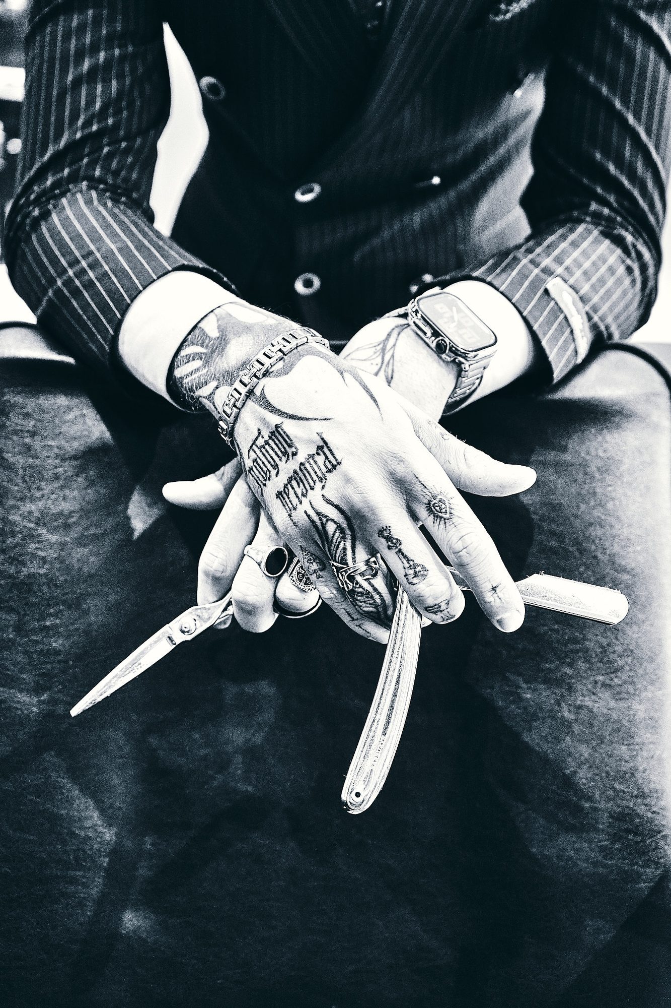 The craft — scissors and comb