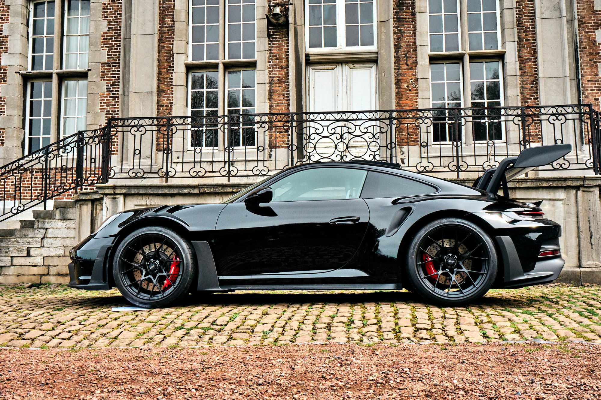 The 911 — black Porsche