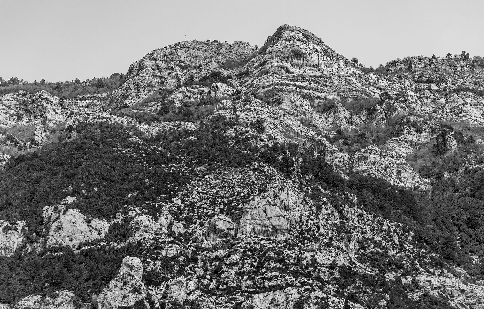 The Accursed Mountains — the alpine ridge